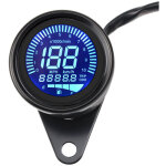 Compteur de vitesse de moto, odom�tre tachym�tre universel digital led compte - tours compteur kilom�trique ...