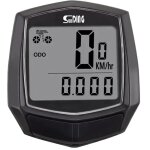 Compteur de vitesse num�rique filaire et �tanche pour v�lo, compteur de vitesse, odom�tre, ordinateur ...