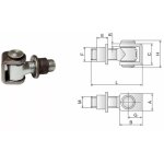 Comunello - charnières filetées pour portails m24 a. 120 Comunello - charnières filetées pour portails m24 a. 120