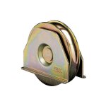 Roue avec plaque gorge ronde 120mm - fratelli comunello 332 - 120