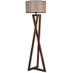 Concept - usine - chloe - lampadaire design bois et tissu
