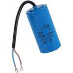 Condensateur de d�marrage cd60 avec fil conducteur 250 v ca 150 �f 50 / 60 hz pour moteur / compresseur ...