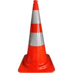 Cne de chantier, orange, blanc, hauteur de 750 mm ( prix pour 1 )