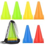 C�nes de signalisation 18cm, c�nes d'entra�nement avec sac de transport plots entrainement, plots de ...