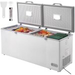 Cong�lateur coffre - capacit� de 19, 8 pi3 / 561 l, couvercles doubles � dessus divis�, 4 paniers amovibles, ...
