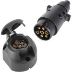 Connecteur de remorque connecteur femelle 7 broches pour remorque de voiture, caravane, porte - v�lo