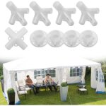 Connecteurs de tente 5 pi�ces + 4 pi�ces pi�ces de rechange pour abri ext�rieur, camping et maison