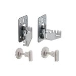 Console murale fixation univer. support dcartement pour radia. avec colliers