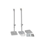 Banyo - console sur pied pour hauteur de 300 - 900mm pour radiateur de longueur jusqu' 1800mm kit de ...