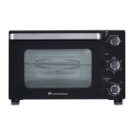 Continental edison cemf28b2 - minifour electrique 28l noir - 1500w - rotissoire, convection naturelle ...