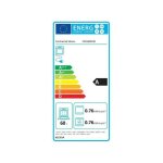 Cuisiniere gaz continental edison cecg60fcb1 - 4 feux - l59, 8 x p61 xh83cm - noir