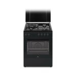 Continental edison - cuisiniere mixte cecm60fcb - 3 feux gaz + 1 �lectrique - l59, 8 x p61 xh83 cm - ...
