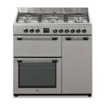 Continental edison - cuisiniere piano gaz 3 fours electriques cecp903fix 5 feux - inox - largeur 90 cm ... Continental edison - cuisiniere piano gaz 3 fours electriques cecp903fix 5 feux - inox - largeur 90 cm ...