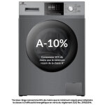 Continental edison ? lave - linge hublot 8kg ? moteur induction silencieux ? essorage 1400 trs / min ...