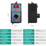 Contr�leur de vitesse de moteur 220 v, r�gulateur de tension � vitesse variable, adapt� aux meuleuses ...
