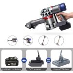Convertisseur d'adaptateur de batterie au lithium makita lxt 18 v vers les aspirateurs de la s�rie dyson ...
