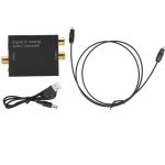 Convertisseur audio optique vers analogique h3622 - qualit� sonore haute fid�lit� avec fibre optique
