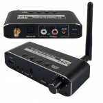 Convertisseur audio r�cepteur bluetooth 5. 0 dac toslink 2x cinch aux bt + usb