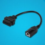 Convertisseur de diagnostic, 3 broches � 16 c�bles de connecteur de diagnostic de l'adaptateur de voiture ...