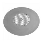 Cookking - plaque de cuisson en acier inoxydable pour foyer, 102cm et grille de 50cm 222406