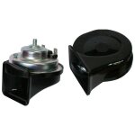 Coppia trombe acustiche clacson 12v 5a per auto moto universali elettromagnetico Coppia trombe acustiche clacson 12v 5a per auto moto universali elettromagnetico