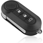 Coque de cl� de voiture pour fiat, boitier cl� de voiture pour rechange de t�l�commande 3 boutons, remplacemen ...