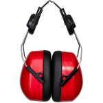 Coquille anti - bruit endurance clip - on rouge