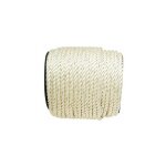 Ecolands - cordage polyamide nylon blanc liseré vert corderies tournonaises - longueur 100 m - diamètre ... Ecolands - cordage polyamide nylon blanc liseré vert corderies tournonaises - longueur 100 m - diamètre ...