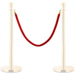 Corde de colonne rouge et dor� velours vidaxl