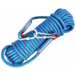 Corde escalade 8mm 10m avec 2 mousqueton escalade corde alpinisme corde de sauvetage incendie �vacuation ...
