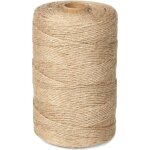 Corde de jute naturelle 2 mm x 200 m, id�ale pour le jardinage, le bricolage et les griffoirs manuels ...