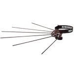 Corde a' linge radiale 8 / 15 cm marron pour tuyaux de poele