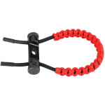 Corde de poignet ajustable pour arc � poulies, sangle tress�e en polyester (rouge)