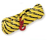 Corde à poulie polypropylène mondelin jaune / noir Corde à poulie polypropylène mondelin jaune / noir
