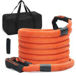 Corde de remorquage de recuperation cinetique, 25, 4 mm x 6, 1 m, sangle dearrachage robuste tout - terrain, ...