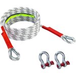 Corde de remorquage de voiture, fiable et robuste, r�sistante � l'usure, capacit� de 3 tonnes, 5 m