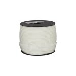 Corderies tournonaises - drisse polyamide tress� blanc longueur 150 m - diam�tre 4 mm