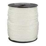 Ecolands - drisse polyamide tress blanc corderies tournonaises - longueur 150 m - diamtre 5 mm