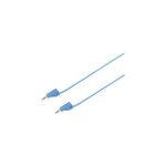 Cordon de mesure[banane mle 2 mm - banane mle 2 mm ] ultra flexible 0. 6 m, bleu, msb - 2002. 2 a voltcraft ...