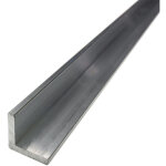 Rs pro - cornire mtallique aluminium l. 1m x l. 25mm x h. 25mm ( prix pour lot de 5 )