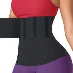 Corset minceur ajustable pour femme - ceinture ventre plat sport avec fermeture auto - agrippante