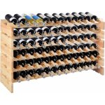Costway - 72 bouteilles Étagère à vin / porte - bouteilles en bois / casier à en bois de pin robuste ... Costway - 72 bouteilles Étagère à vin / porte - bouteilles en bois / casier à en bois de pin robuste ...