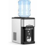 Costway - machine � gla�ons 3 en 1 340 w / machine � glace avec distributeur d'eau froide / chaude, 19 ...