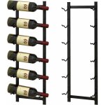 Costway - porte bouteille mural, �tag�re � vin en m�tal pour 6 bouteilles, casier � vin pour cuisine, ...