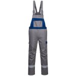 Portwest - cotte � bretelles bizflame ultra bicolore couleur : gris taille xxxl