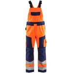 Cotte  bretelles haute visibilit blaklader taille ajustable orange / marine 44