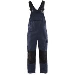 Cotte de travail � bretelles stretch 2695 - marine fonc� / noir 46c
