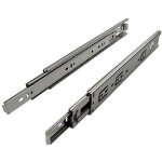 Coulisses  billes fixation latrale 45 kg - dcor : nickel - longueur : 450 mm - itar