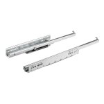Hettich - coulisse bois quadro 25 silent system - longueur : 400 mm - profondeur int�rieur de caisson ...