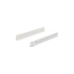 Hettich - coulisse de tiroir � roulettes sortie compl�te blanc 250 mm